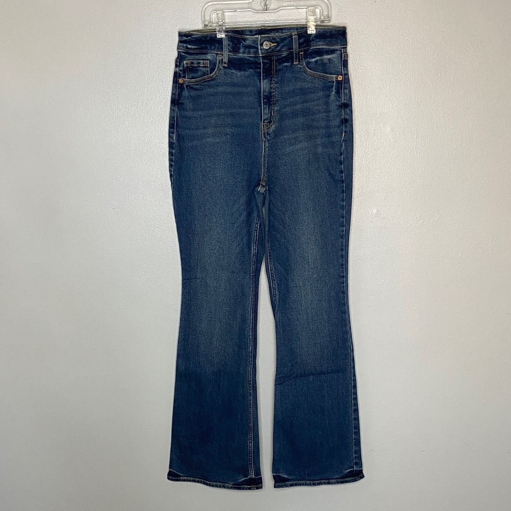 Old Navy Dark Blue Flare Jeans